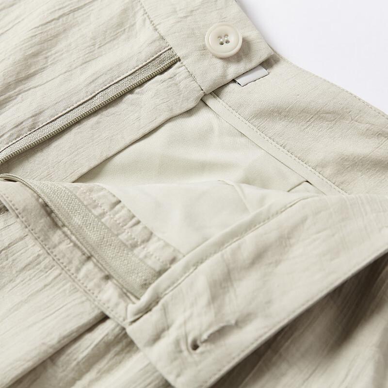 Xiangying Women's High-Waist Loose Straight Wide-Leg Pants