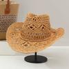 Соломенная шляпа с защитой UPF 50+ Дышащее плетение из соломы Защита от солнца