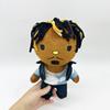 Привет Кот Как Рэпер Певец Juice Wrld Плюшевая Игрушка Peluches Мягкие Фигурки Очаровательные Дети Мальчики Дочери Рождественские Угощения