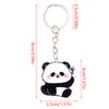 Мультяшный новый брелок-панда, милый подвеска для рюкзака, DIY, брелок для ключей автомобиля, акриловые аксессуары-панда