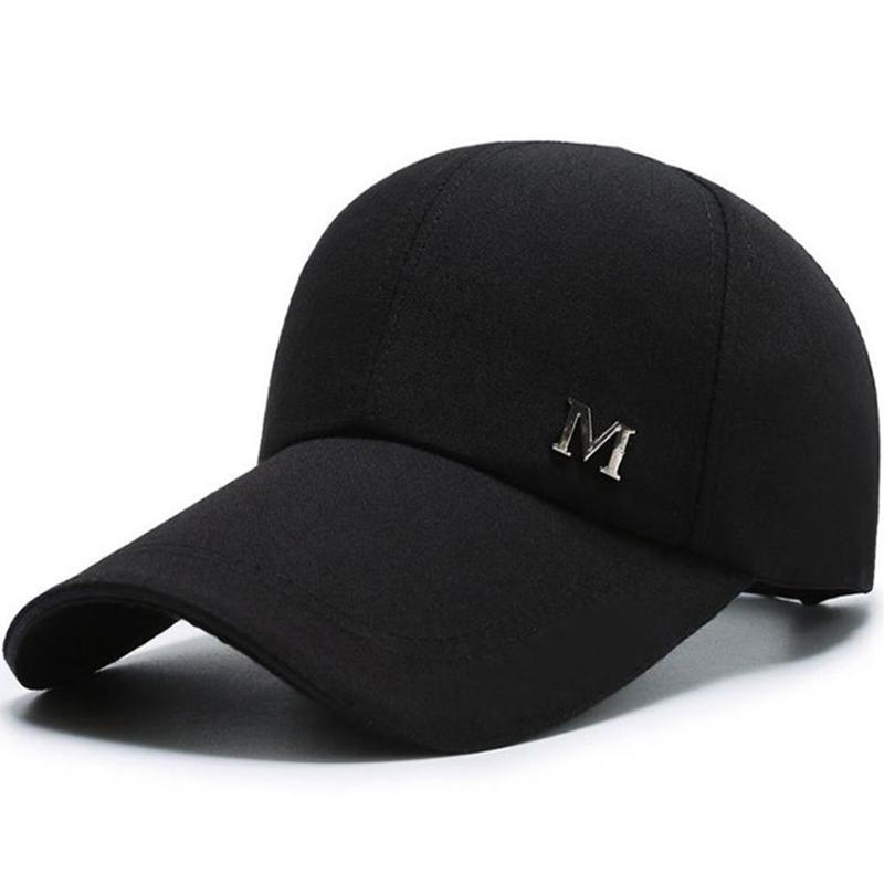 Men Women Baseball Cap Summer Cotton Hat Snapback Hip-Hop Cap Adult Sport Sun Hat Casual Long Brim Sunscreen Golf Cap