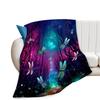 Dragonfly Throw Blanket Ultra Soft Cozy Lightweight Fuzzy Plush Flannel Fleece Blanket for Chair, Bed, Couch, Office & Travel