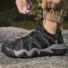 Модная уличная спортивная мягкая обувь для ходьбы, обувь для хайкинга, уличные мужские кроссовки, нескользящая повседневная кожаная обувь, удобная обувь для вождения