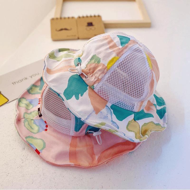 Baby Hat Summer Thin Sunshade Hat Baby Mesh Fisherman Hat for Boys and Girls Summer Sun Hat