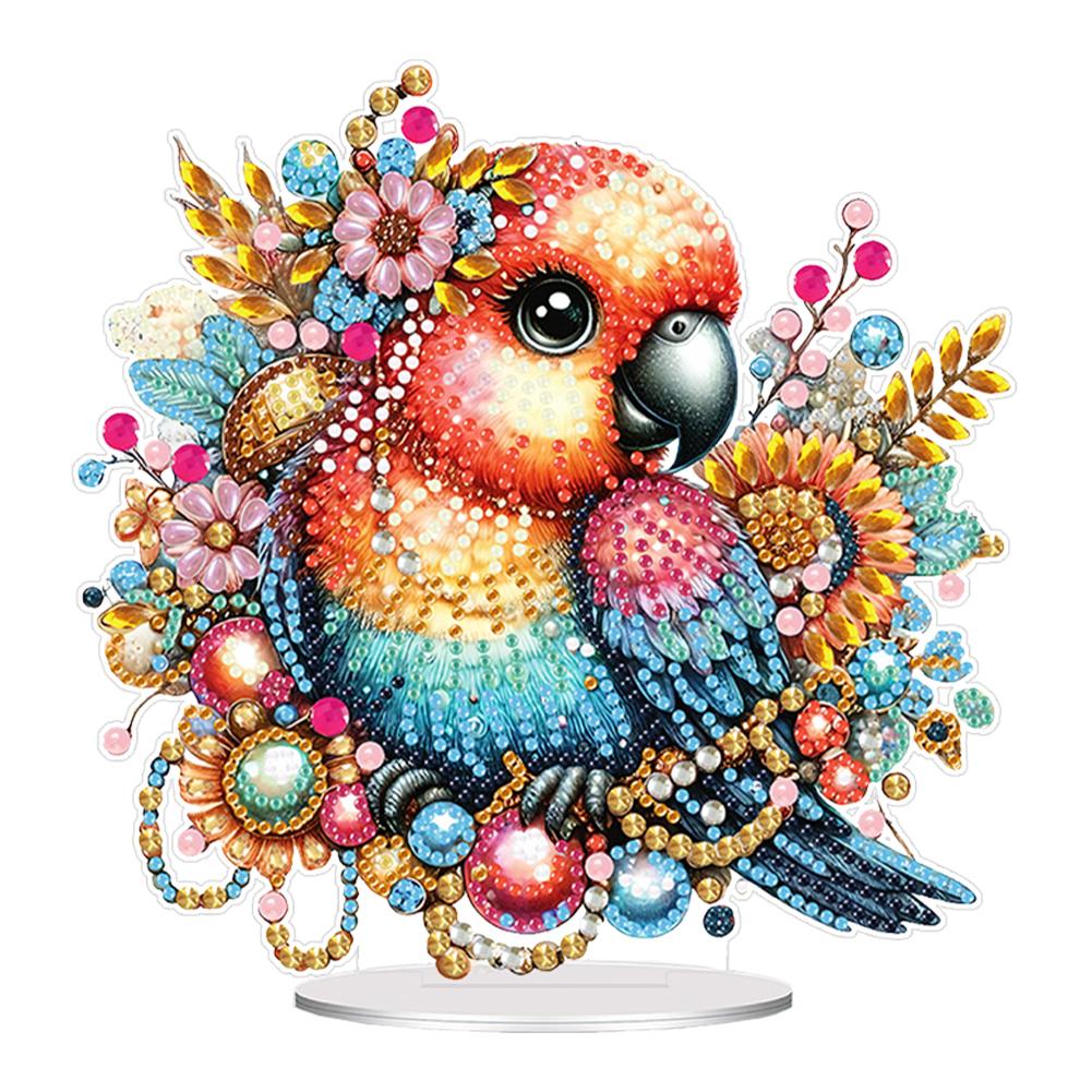 Акриловые мультяшные животные алмазная живопись настольные украшения набор ведьма 5D DIY алмазное искусство настольные украшения для взрослых начинающих