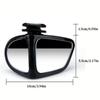 1/2 PCS 360° Rotation Adjustable Blind Spot Mirror Rear View Mirror for Safe Driving Car Exterior Accessories