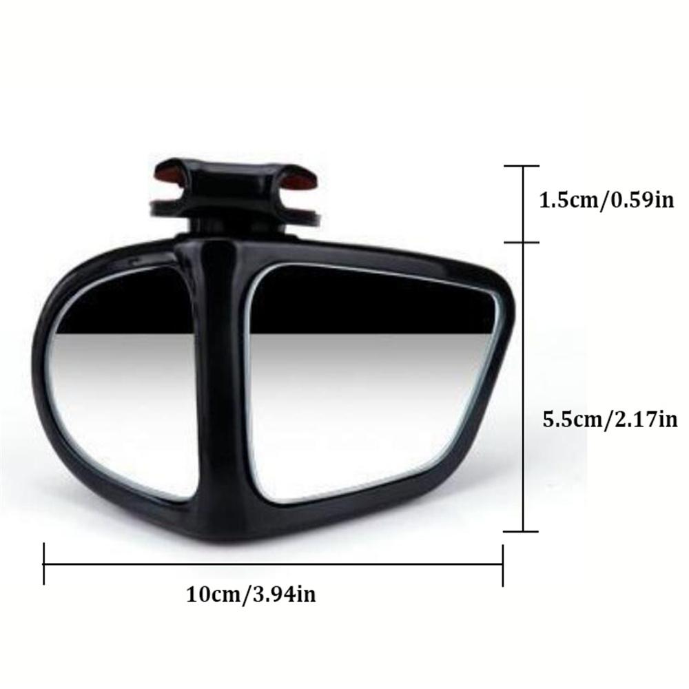1/2 PCS 360° Rotation Adjustable Blind Spot Mirror Rear View Mirror for Safe Driving Car Exterior Accessories