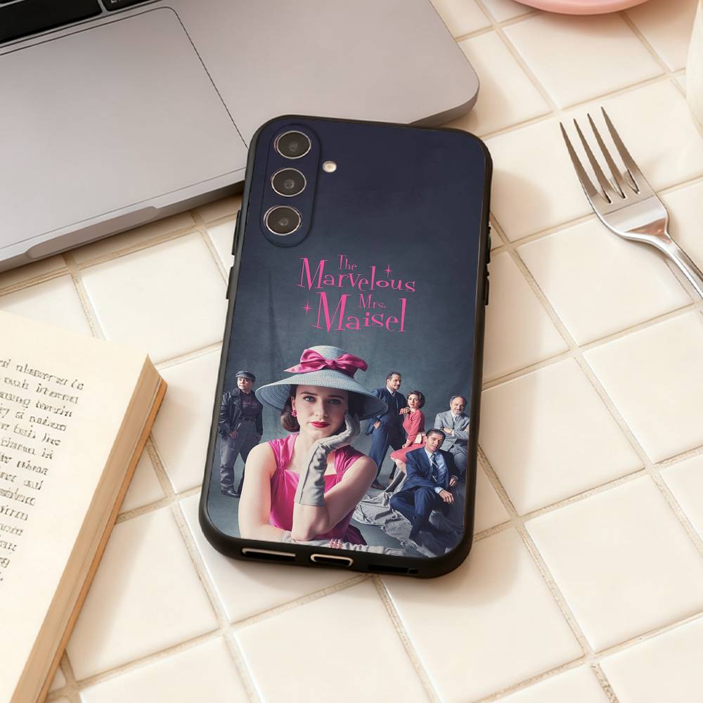 М-Чудесная миссис. Чехол Maisel для Samsung Galaxy A73, A72, A71, A70, A53, A52, A51, Другие, Мягкий черный корпус