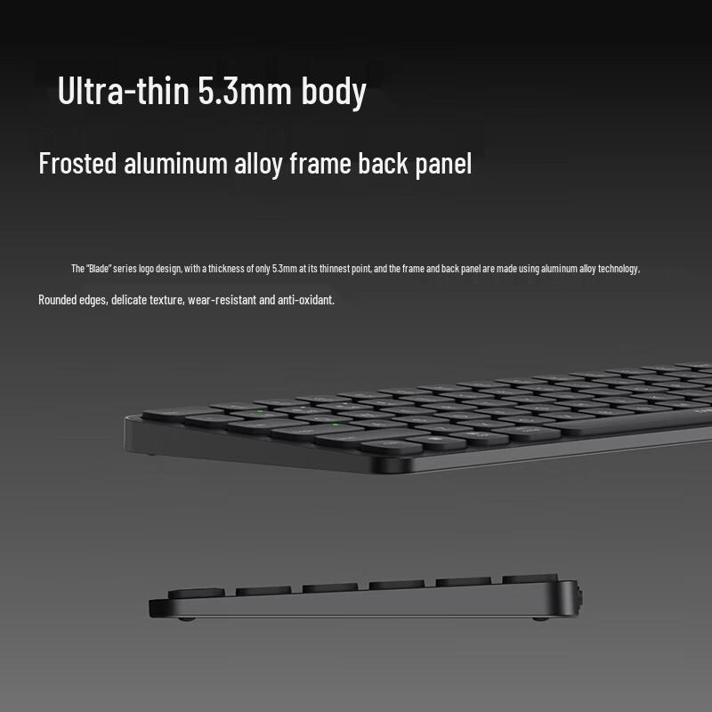 Rapoo 9350S Ultra-Thin Multi-Mode Wireless Keyboard & Mouse Combo