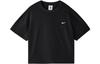Nike Crop Tops Women's Black Crew Neck Moderate DA0324-010