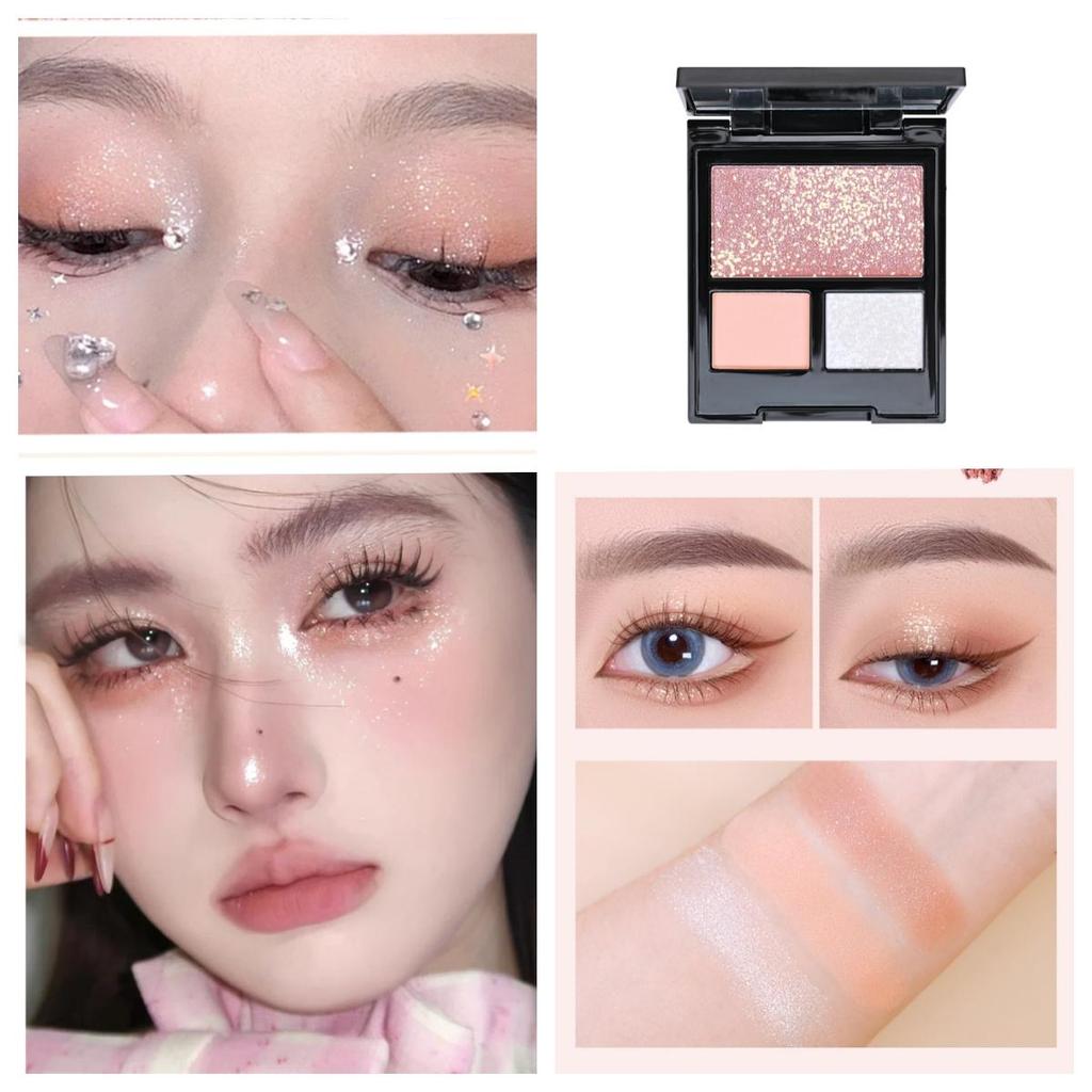 Палитра теней для век Punk Smokey Matte Glitter с 9 холодными тонами