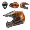 Унисекс Мотоциклетный Шлем-Интеграл для Внедорожной Езды 22516 Оранжевое Издание Путешествия Все Сезоны Защитный Чехол Персонализированный Дизайн Мотоциклетная Экипировка