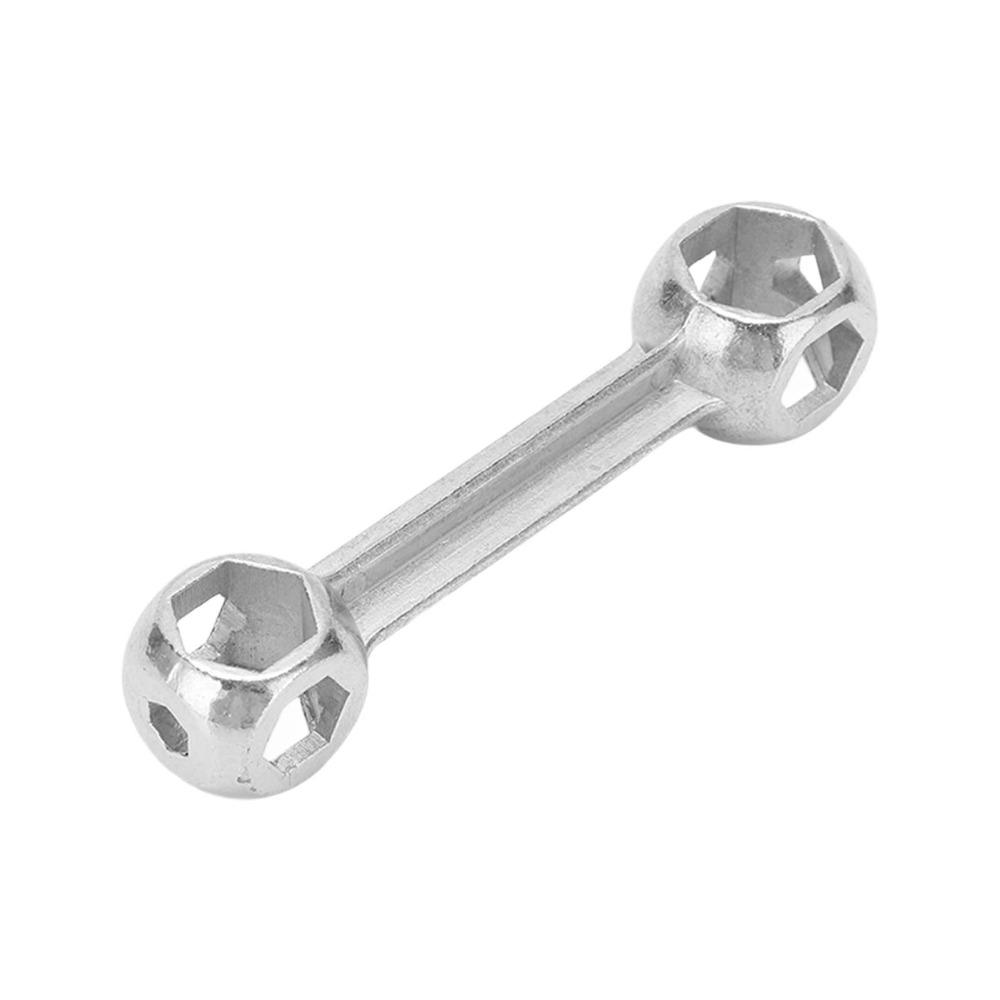 2PCS 6-15mm Hexagonal Bike Wrench 10 in 1 Cycle Spanner Portable Hex Bone Wrench Bike Repairing