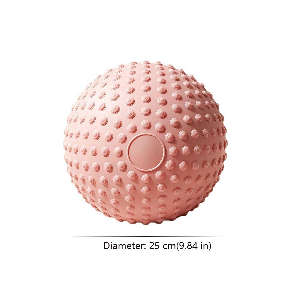 PVC Fitness Yoga Ball Thickening Massage Ball Household Abdominal Pressure Ball  Women