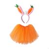 Easter Bunny Rabbit Costume Set Modern Cosplay Skirt Cartoon Hair Band Photo Props Ears Headband for