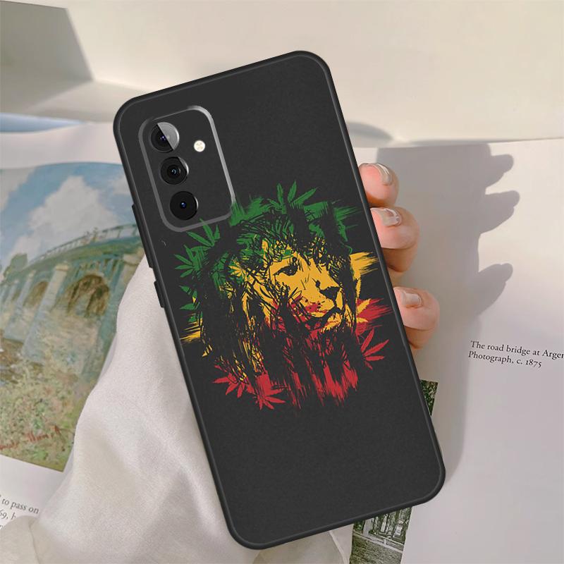 Rastafarian Lion Case For Samsung Galaxy A13 A33 A53 A34 A54 A14 A15 A16 A26 A36 A56 A12 A32 A52 A06 A35 A55