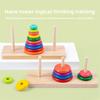Stacking Multilayer Wooden Puzzle For Concentration Intelligence Development