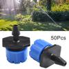 50PCS Adjustable Irrigation Sprinkler Garden Drip Emitters Spray Rotating