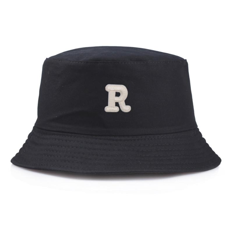 Стильные хлопковые панамы с буквой R для женщин и мужчин, идеально подходящие для летних прогулок!