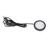 LED Round Light Ultra Thin Aluminum Casing Under Counter Lighting with 1.5m Cable for Ceiling Bedroom Kitchen USB Plug