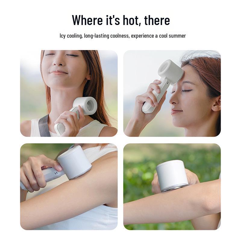 100-Speed USB Portable Mini Cooling Fan - High-Speed Folding Handheld Design