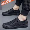 Casual shoes men's new board shoes summer fashion versatile outdoor trendy shoes flying woven breathable board shoes