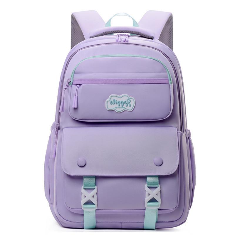 Fashionable Unisex Lightweight School Backpack With Ergonomic Shoulder Straps In Multiple Colors