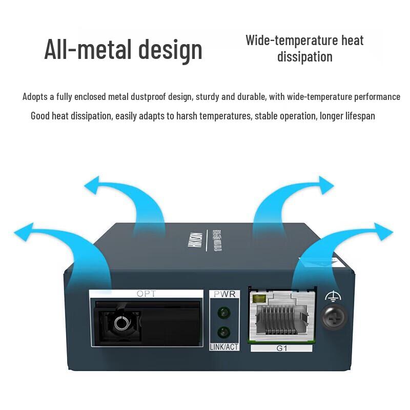 Hikvision Gigabit Single-Mode Single-Fiber Optic Transceiver