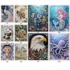 Animal Special Shaped 5D DIY Partial Drill Pearl Gem Diamond Art Painting Kit Home Decor Diamond Dots Pearl Gem Painting 30x40cm