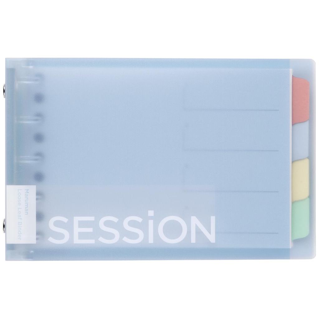 Папка-регистратор Maruman на кольцах Session Мини Размер 5 Отверстий Светло-голубой Цвет Sora FM310A-52A