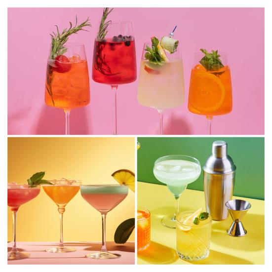 3-Tier Margarita Salt Rim Box for Large Glasses Double Compartment Glass with Juice Sponge Reusable Cocktail Bar Side Essential