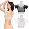 Underarm Sweat Pads Absorption Vest Mesh Quick-Drying T-Shirt Shape Breathable Sweat Absorbing Anti-Sweat Armpit Stain Silk Pads