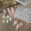 Creative Crystal Nail Art Mold for 3D Flower Butterfly Designs Perfect for Home Manicures
