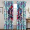 Dreamcatcher Printed Woven Curtains Two Independent Curtains On The Left and Right Blackout Curtains for Bedrooms