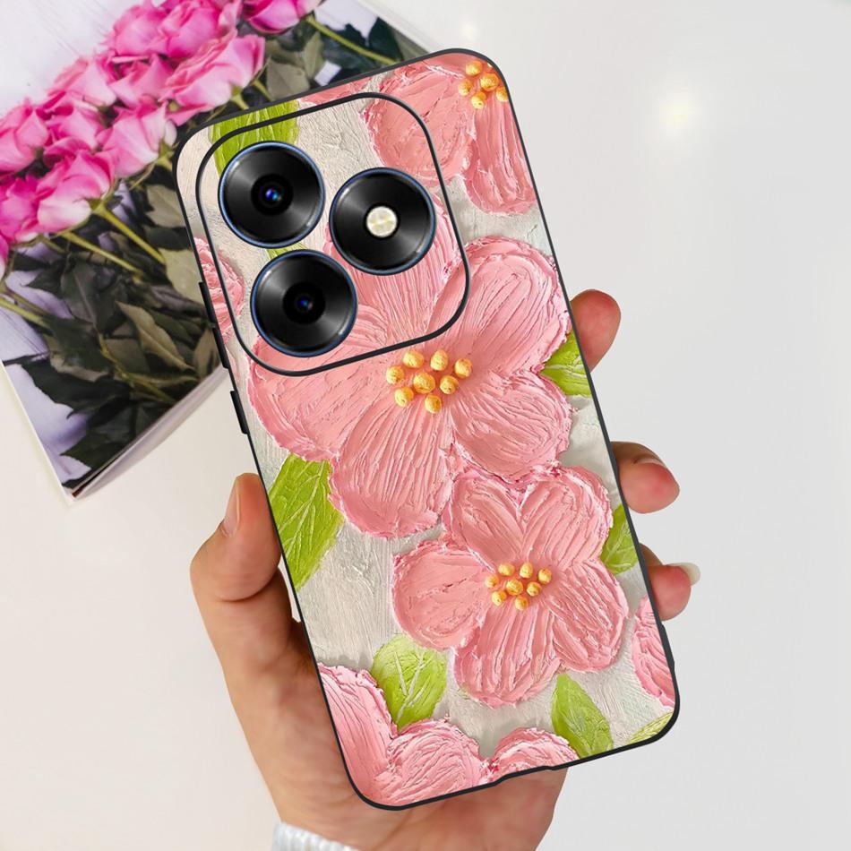 Для чехла Itel S23 Plus S681LN itel S23 S665L Модный Элегантный Расписной Мягкий Силикон ТПУ Задняя Крышка Телефона Для Itel S23+ S23Plus