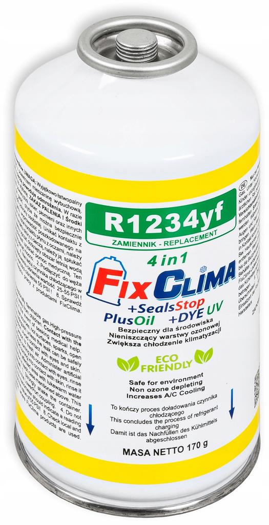 Car Air Conditioning Filling Kit Gas R1234Yf 4In1 Refrigerant
