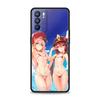 Чехол для телефона Genshin Impact с изображением сексуальной девушки для Oppo A54 A53 A52 A9 2020 A15 A95 A16 A76 A74 A12 Find X5 Reno7 Reno6 Pro Plus 5G