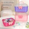 Girls' Toy & Jewelry Makeup Suitcase with Hair Clip Storage
