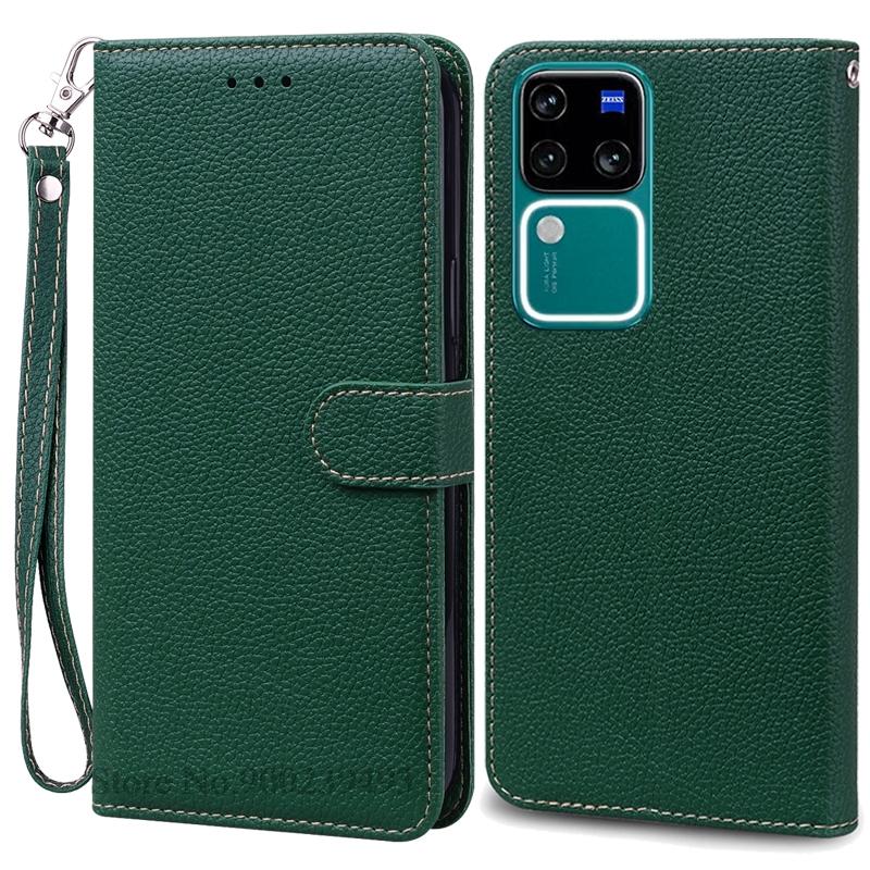 Для Vivo V30 чехол кожаный кошелек раскладной телефон чехол для V30 Pro чехол для Vivo V30 Pro 5G чехол Coque Fundas VivoV30 V 30 телефон чехол