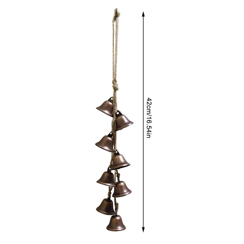 Witch Bells Outdoor Metal Wind Chimes Yard Garden Hanging Ornament Magical Wind Chimes Witch Bells Protection For Door Knob Hang
