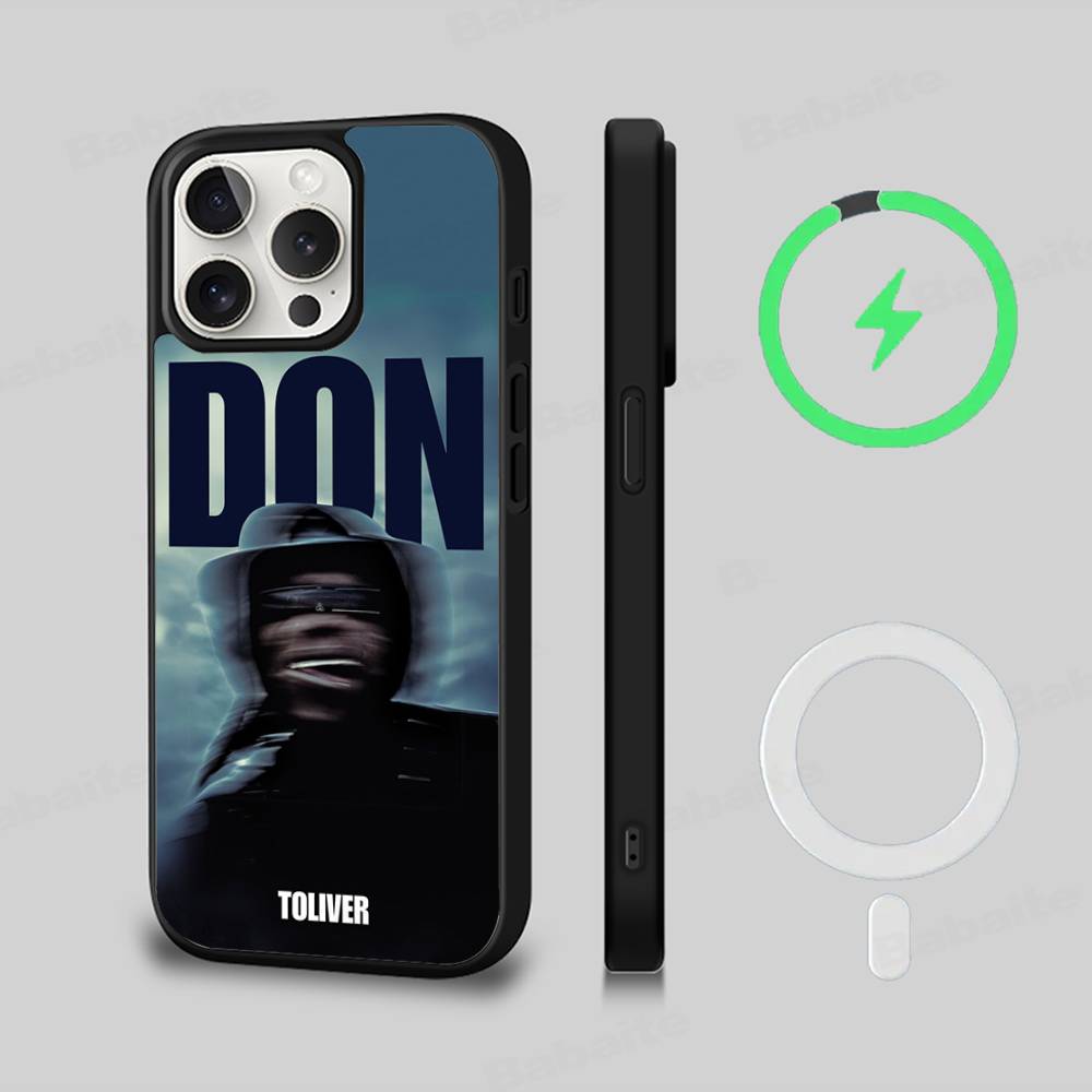 Магнитный чехол для телефона рэпера Don Toliver для iPhone 16 15 14 13 12 11 17 Pro Max Plus Cover с поддержкой беспроводной зарядки