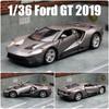 1/36 Ford GT гоночный автомобиль игрушечная модель для детей 5'' RMZ City литой сплав миниатюрная модель инерционный механизм коллекция подарок для мальчиков