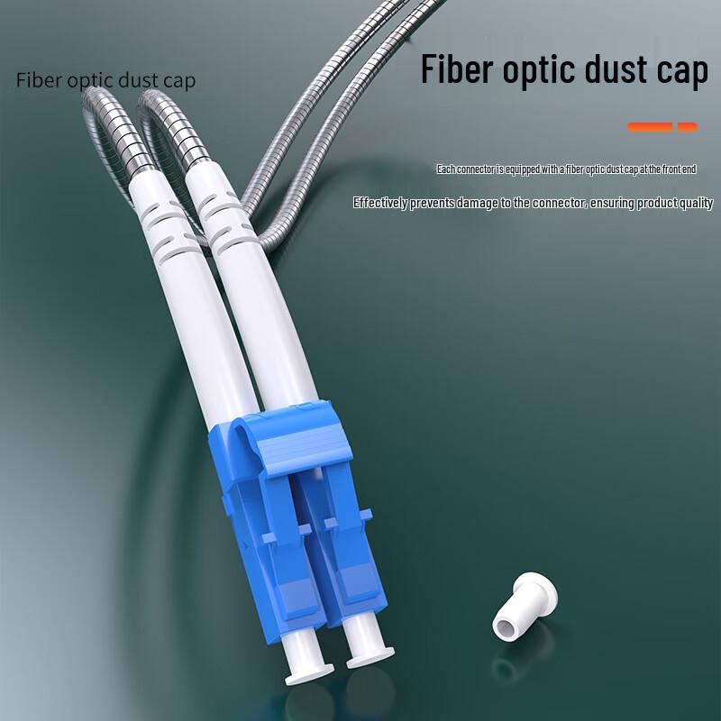 Dasheng Optic Telecom-Grade Armored Single-Mode Fiber Optic Patch Cable