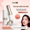 Двусторонний матовый стик для губ и щек Lilinxhi - Стойкий, Мягкий, Натуральный контурный румянец