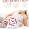 Fetal Doppler Heart Rate Monitor Household Portable Pregnancy Baby Fetal Sound Heart Beat Detector LCD Display No Radiation Home
