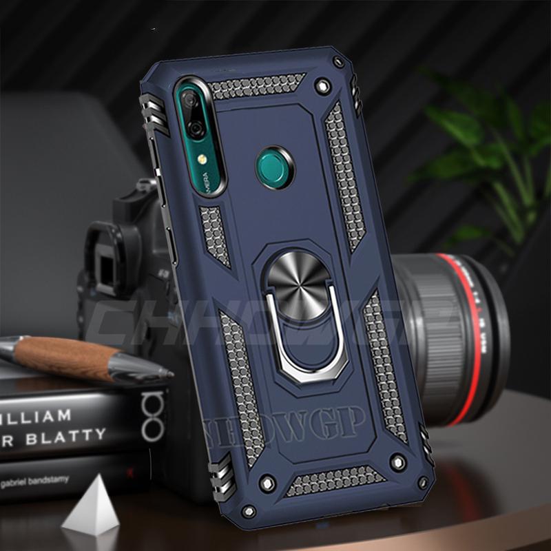 Magnetic Armor Ring Case For Huawei P30 P40 Pro Lite P Smart Z Y5p Y6S Y5 Y6 Y7 Y9 Prime Pro Honor 20 10 Lite 20S 9S 9X 8A 8S Rugged Stand Cover Coque