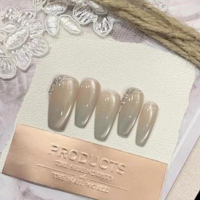 Чисто ручная фототерапия носимые таблетки для ногтей только этот зеленый носимый продукт для ногтей многоразовые пластыри для ногтей