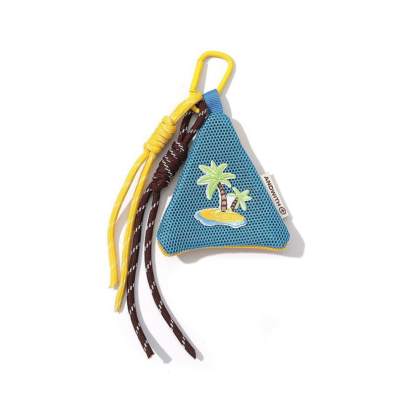 Ручная работа DIY треугольный парный мешочек для мелочи мультяшный москитозащитный мешочек для ключей мешочек для наушников традиционный маленький и свежий