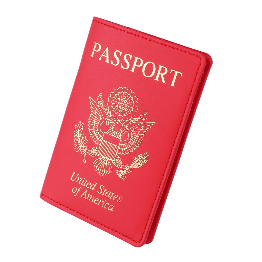 Passport Holder ID Credit Card Ticket Holder Document Organizer for Men Women Unisex Travel Passport Cover Case Portable