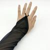 Длинные сетчатые перчатки без пальцев из тюля для женщин, элегантные прозрачные рукава для рук, для Оперы, тематической вечеринки в стиле Косплей, 1920-е годы